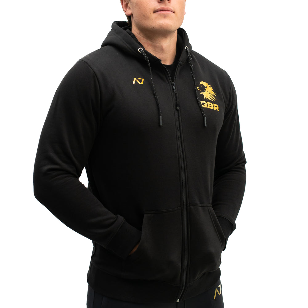 
                      
                        Purchase GB Gold Britannia zip up hoodie in UK and Europe from A7 UK. A7 have the best Bar Grip Tshirts, shipping to UK and Europe from A7 UK. Go Far is our newest design on our zip up hoodie. Demand Greatness on the front with an eagle on the back, in a chromium colourway! A7UK supplies the best Powerlifting apparel for all your workouts. Available in UK and Europe including France, Italy, Germany, the Netherlands, Sweden and Poland.
                      
                    