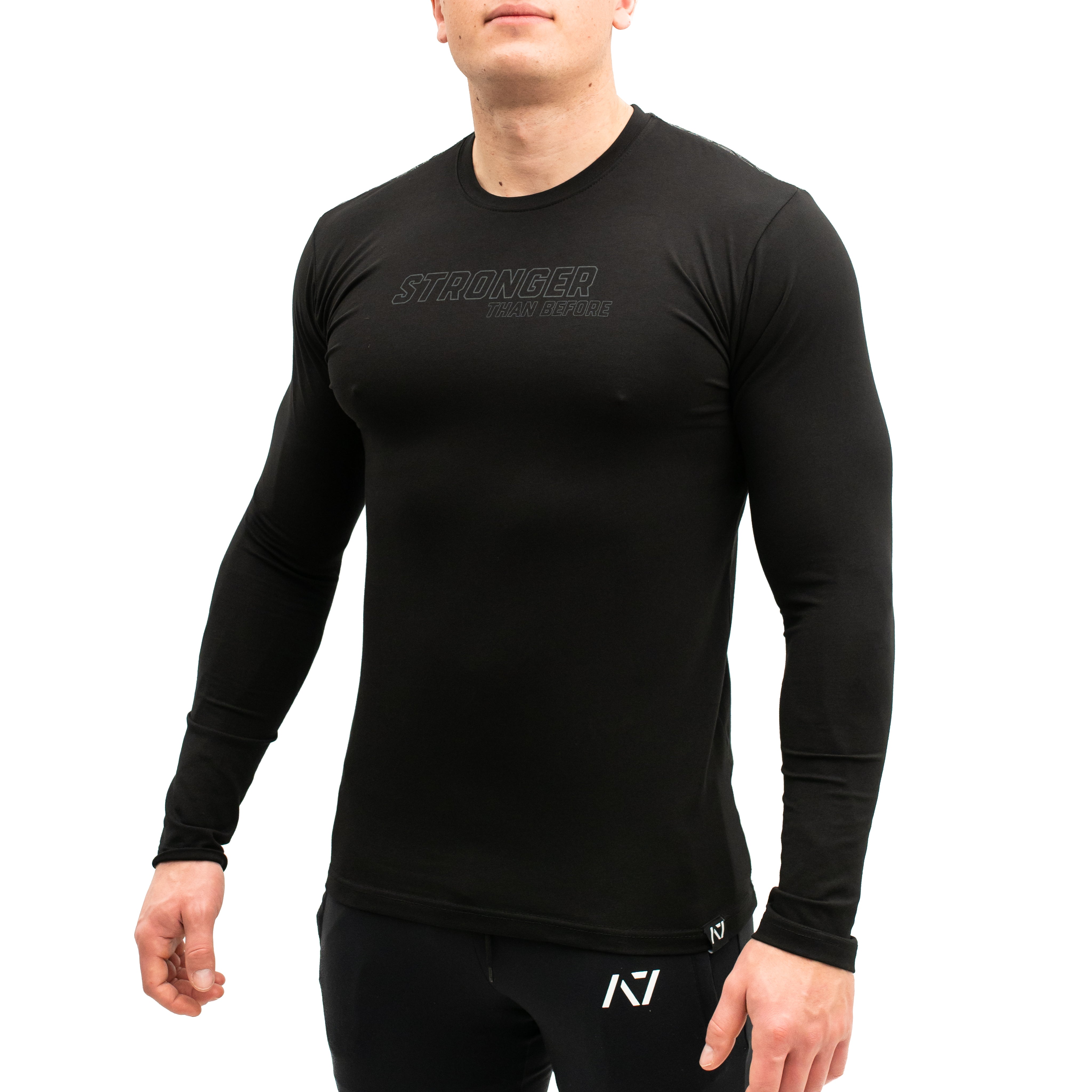 The Conquer Bar Grip Shirt reminds us we can conquer challenges and make an impact. The future is only the continuation of our progress. Purchase Conquer Bar Grip from A7 UK and A7 Europe. The silicone grip helps with slippery commercial benches and bars and anchors the barbell to your back. A7UK has the best Powerlifting apparel for all workouts. Available in UK and Europe including France, Italy, Germany, the Netherlands, Sweden and Poland.