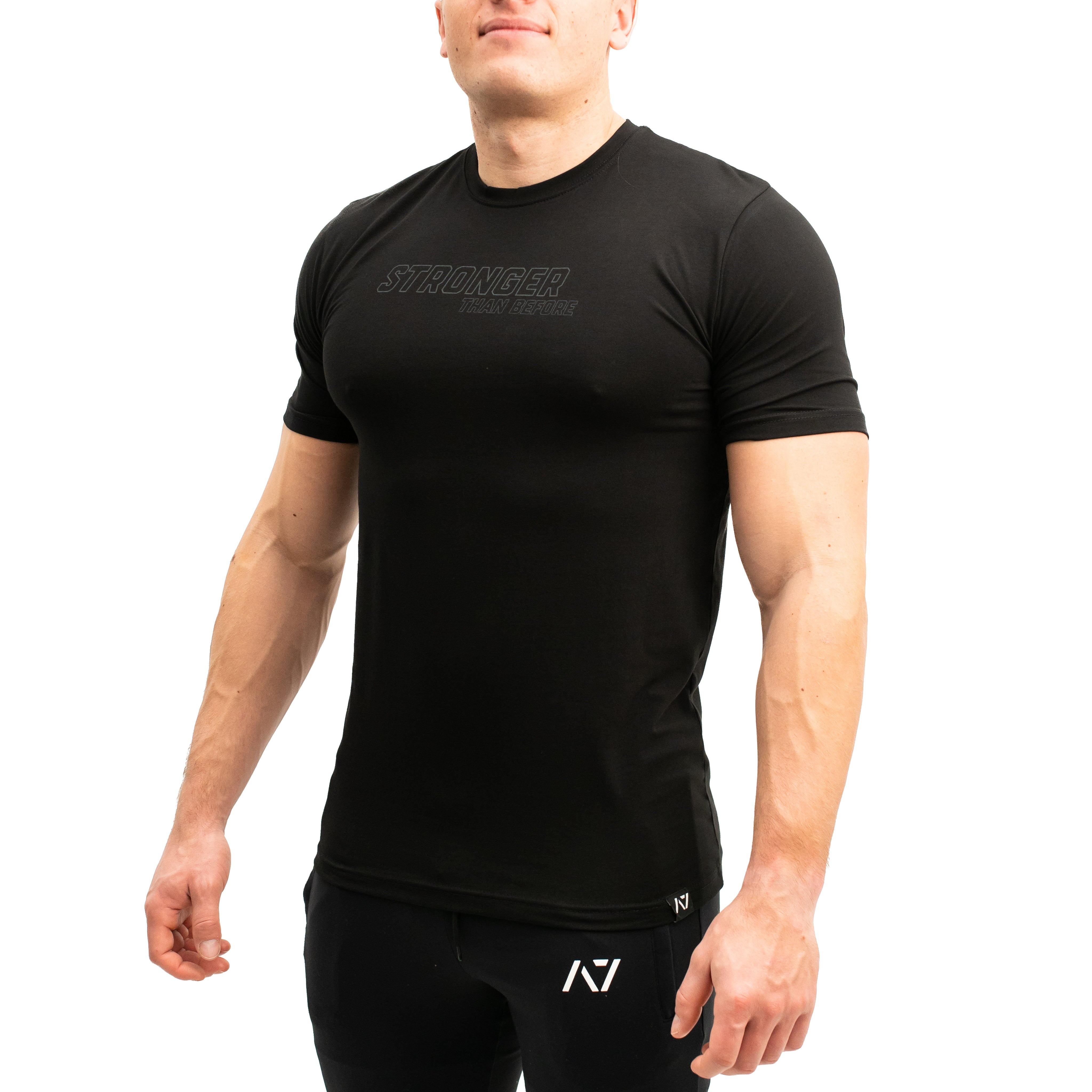 The Conquer Bar Grip Shirt reminds us we can conquer challenges and make an impact. The future is only the continuation of our progress. Purchase Conquer Bar Grip from A7 UK and A7 Europe. The silicone grip helps with slippery commercial benches and bars and anchors the barbell to your back. A7UK has the best Powerlifting apparel for all workouts. Available in UK and Europe including France, Italy, Germany, the Netherlands, Sweden and Poland.