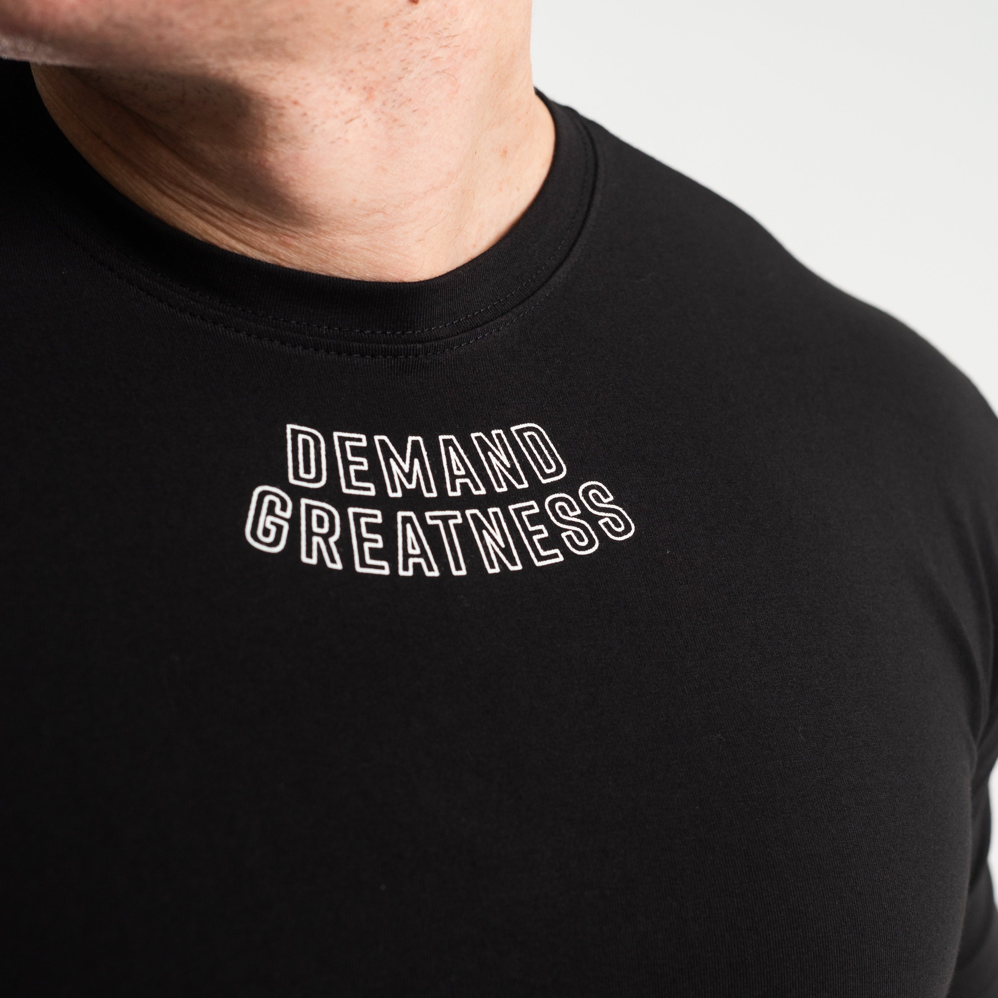 DG23 Domino is our new meet shirt design highlighting Demand Greatness with a double outline font to showcase your impact on the platform. The DG23 Meet Shirt is IPF Approved. Shop the full A7 Powerlifting IPF Approved Equipment collection. The IPF Approved Kit includes Powerlifting Singlet, A7 Meet Shirt, A7 Zebra Wrist Wraps, A7 Deadlift Socks, Hourglass Knee Sleeves (Stiff Knee Sleeves and Rigor Mortis Knee Sleeves). All A7 Powerlifting Equipment shipping to UK, Norway, Switzerland and Iceland.