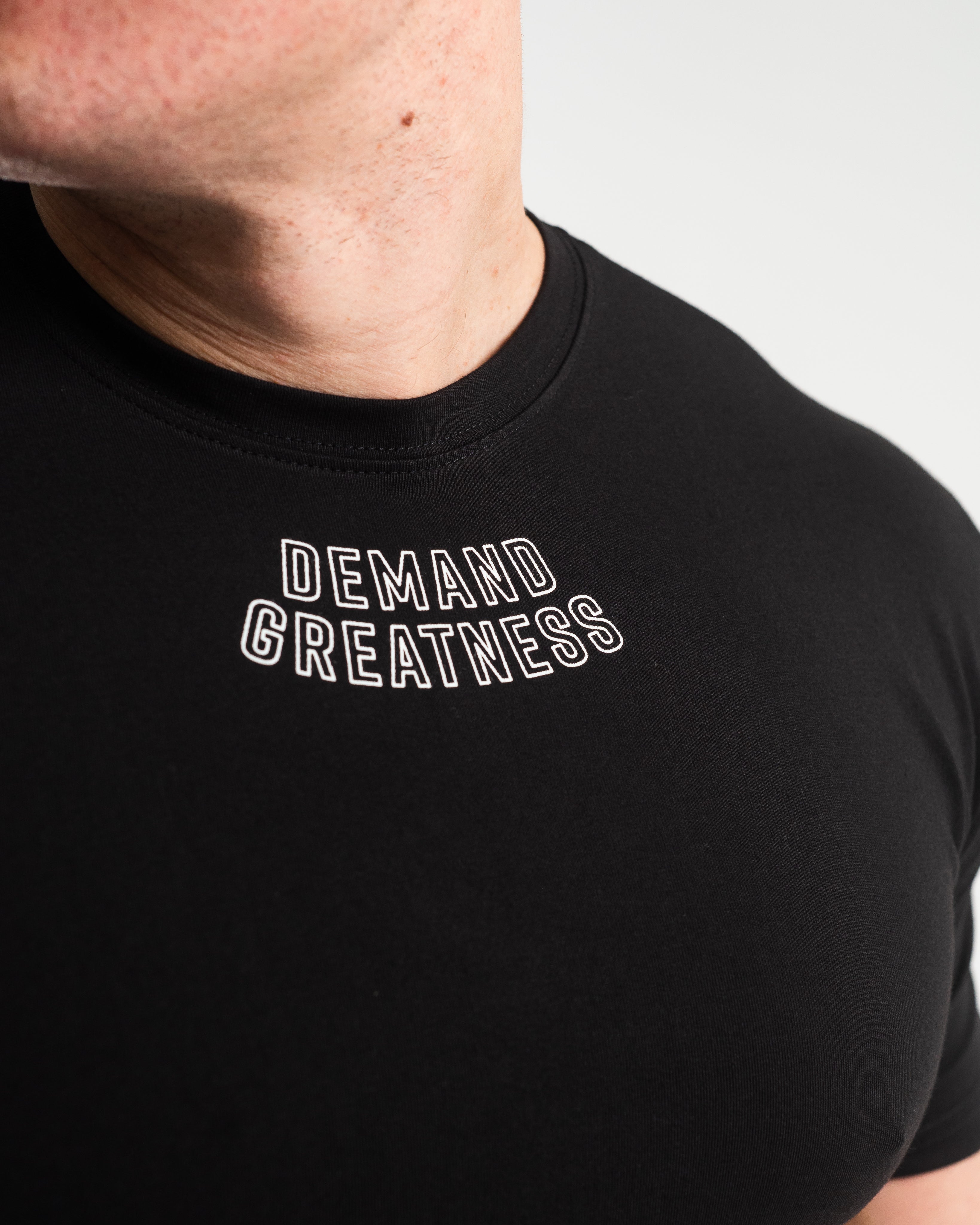 DG23 Domino is our new meet shirt design highlighting Demand Greatness with a double outline font to showcase your impact on the platform. The DG23 Meet Shirt is IPF Approved. Shop the full A7 Powerlifting IPF Approved Equipment collection. The IPF Approved Kit includes Powerlifting Singlet, A7 Meet Shirt, A7 Zebra Wrist Wraps, A7 Deadlift Socks, Hourglass Knee Sleeves (Stiff Knee Sleeves and Rigor Mortis Knee Sleeves). All A7 Powerlifting Equipment shipping to UK, Norway, Switzerland and Iceland.
