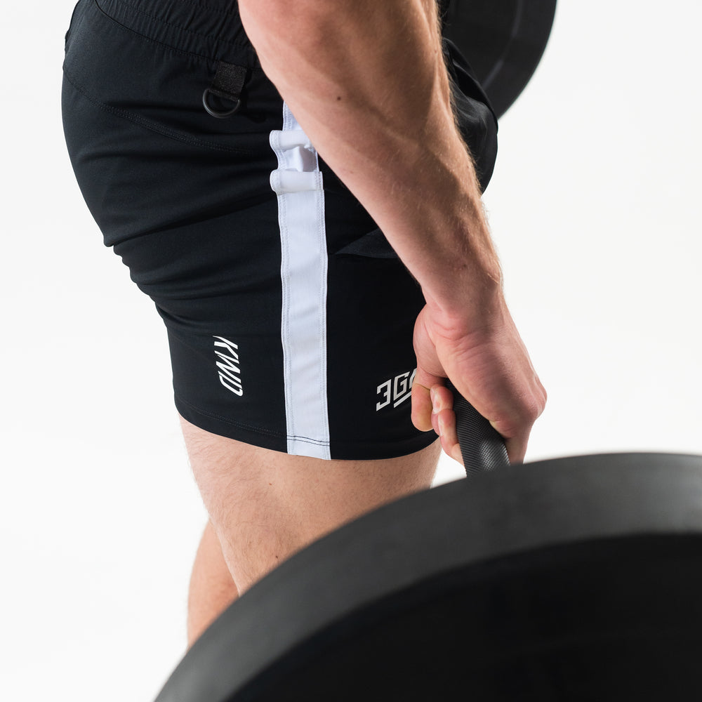 
                      
                        360GO was created to provide the flexibility for all movements in your training while offering comfort. These shorts offer 360 degrees of stretch in all angles and allow you to remain comfortable without limiting any movement in both training and life environments. Designed with a wide drawstring to easily adjust your waist without slipping. Purchase 360GO Domino Squat Shorts from A7 UK. All A7 Powerlifting Equipment shipping to UK, Norway, Switzerland and Iceland.
                      
                    