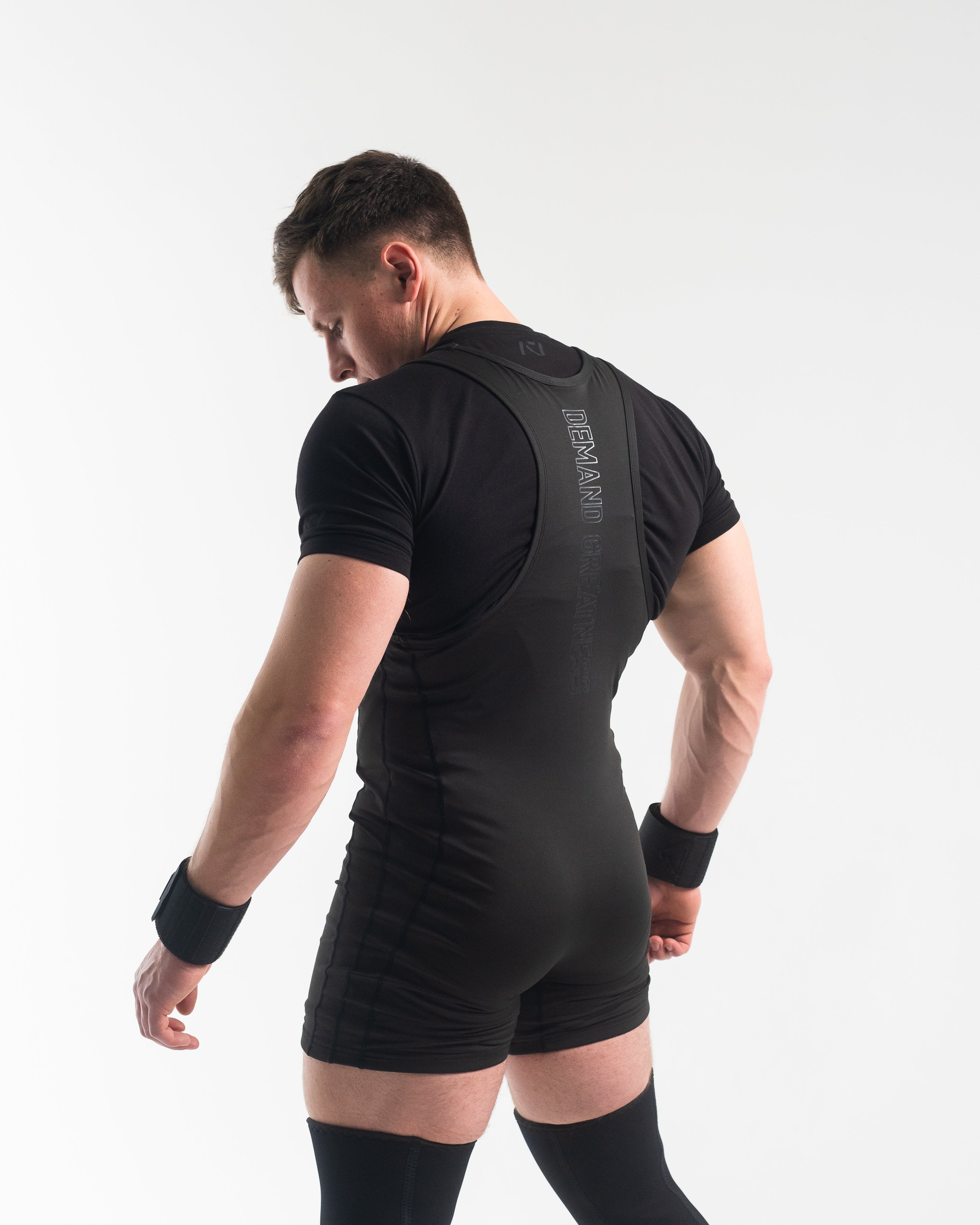 Black & Gold Weightlifting Singlet - IPF Approved