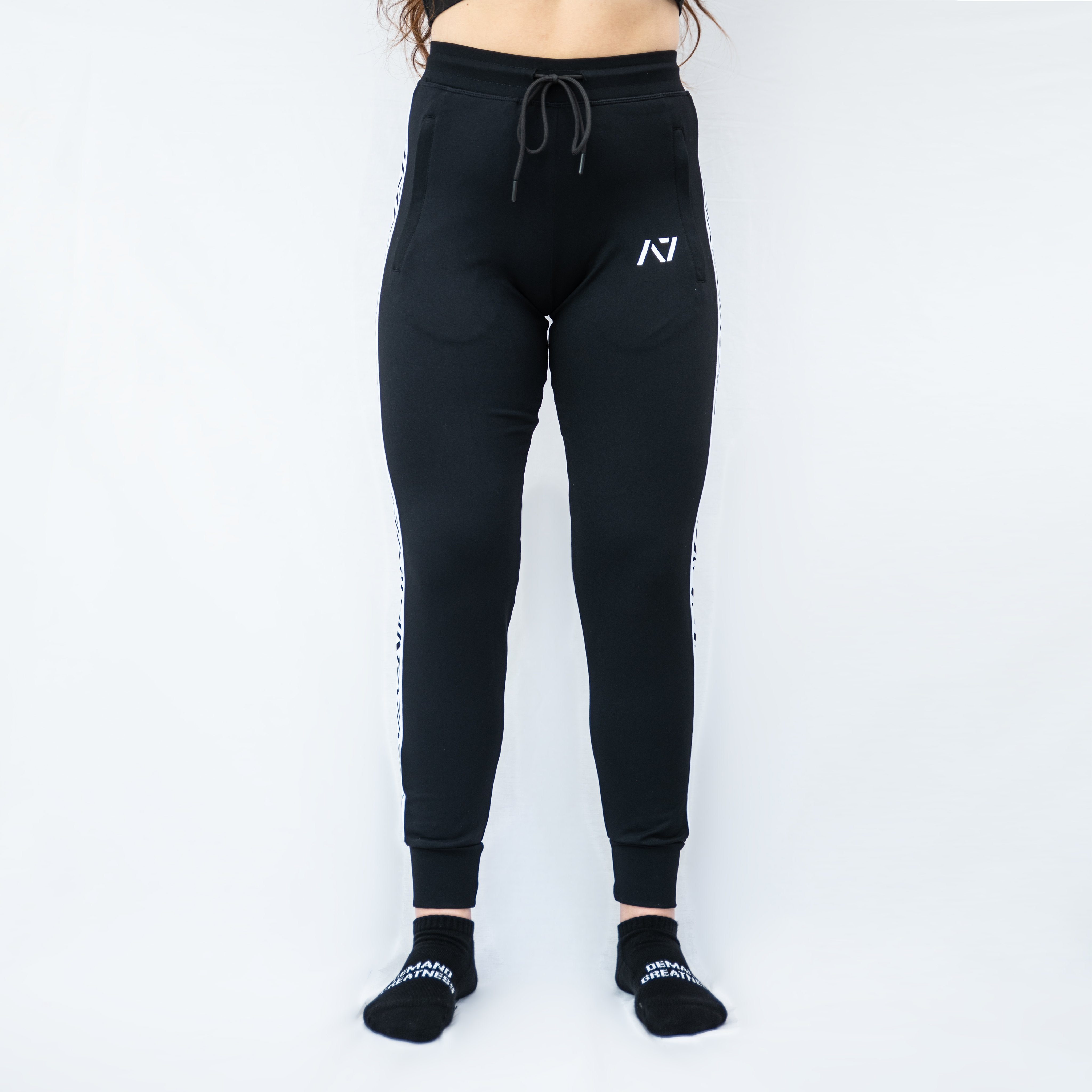 Defy joggers are just as comfortable in the gym as they are going out. These are made with premium moisture-wicking 4-way-stretch material for greater range of motion.  These are a great fit for both men and women.