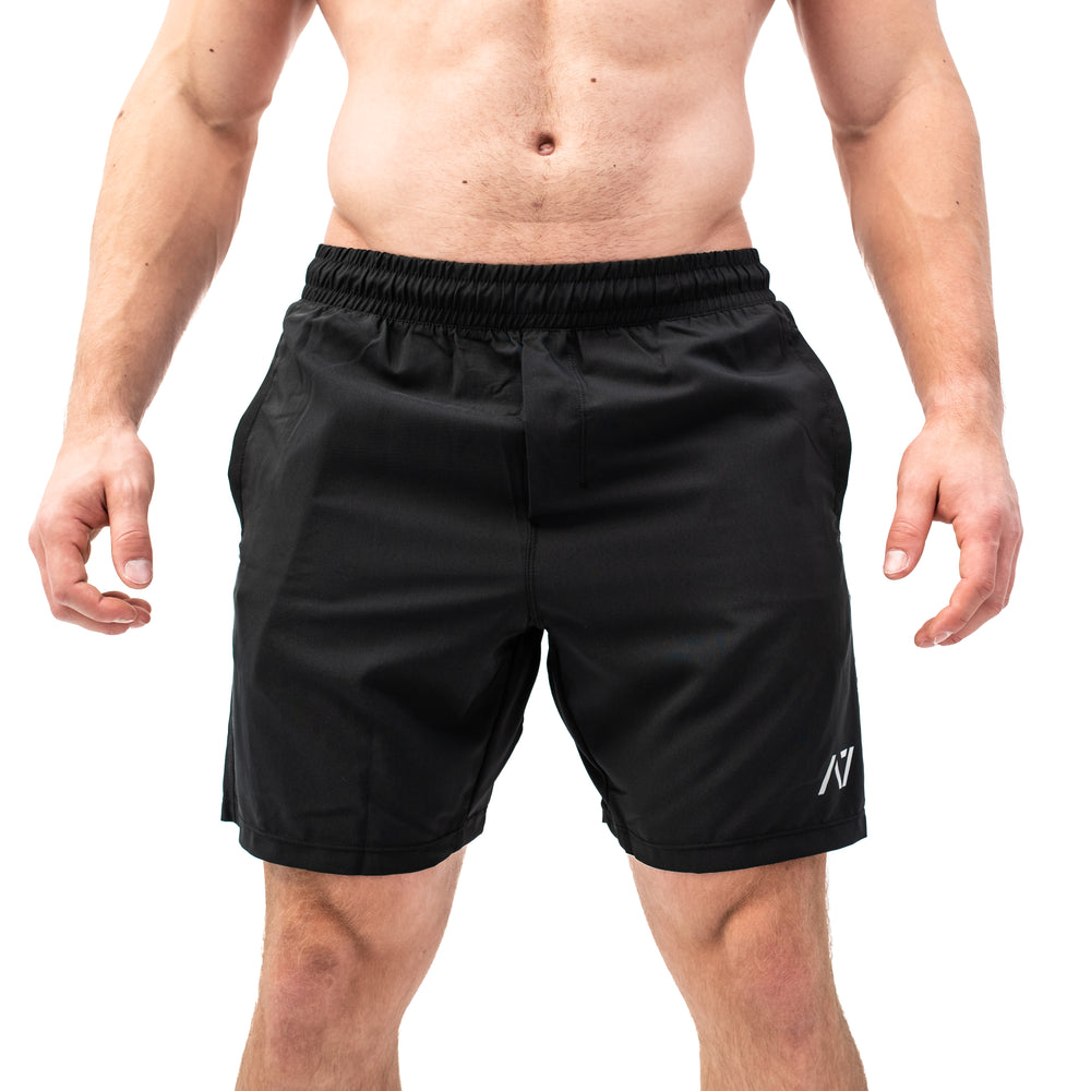 
                      
                        Have you ever squatted in shorts and realised that they may be too tight on you at the bottom of a squat? We have solved this problem with A7 Centre-stretch Squat Shorts. The shorts are made with stretchy fabric in between legs so you are never constricted during your squat. KWD shorts have a shorter inseam and are designed to show off your quads (KWaDs). Available in UK and Europe including France, Italy, Germany, Sweden and Poland.
                      
                    