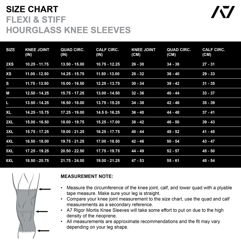 
                      
                        Flexi Hourglass Knee Sleeves - IPF Approved - Stealth
                      
                    