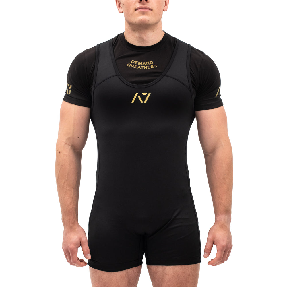 
                      
                        A7 IPF Approved Powerlifting Singlet is designed exclusively for powerlifting. It is very comfortable to wear and feels soft on bare skin. A7 Powerlifting Singlet is made from breathable fabric and provides compression during your lifts. The perfect piece of IPF Approved Kit! A7 UK shipping to UK and Europe.
                      
                    