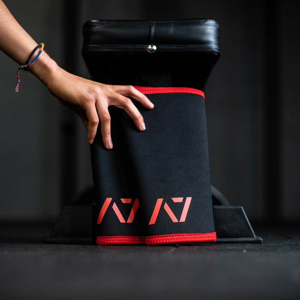 
                      
                        A7 Inferno Stiff knee sleeves feature black and red design. These are structured with a downward cut panel on the back of the quad and calf to ensure these have the ultimate compression at the knee joint. The A7 CONE Inferno Stiff Knee Sleeves are IPF approved and are allowed in all IPF competitions and affiliate federations like the European Powerlifting Federation and all federations across Europe. A7 UK shipping to UK and Europe. 
                      
                    